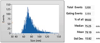 Exosomes extracted from A375 cell Lysate