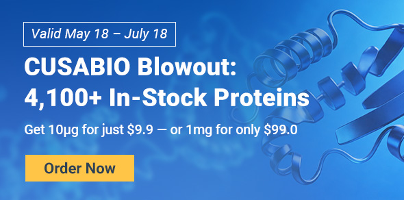  A Special Offer on CUSABIO in Stock Proteins